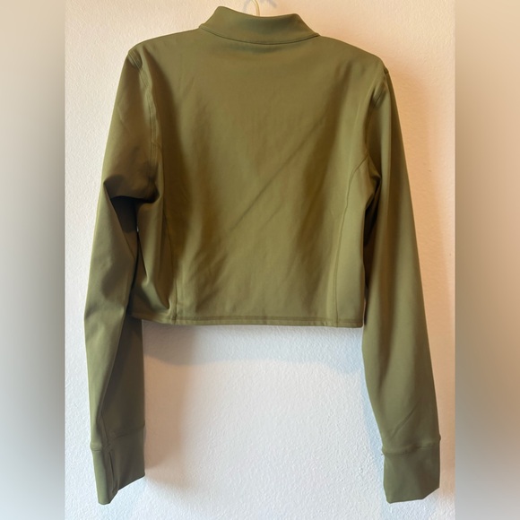 Oner Active Timeless Crop Jacket Olive Green - Picture 6 of 7